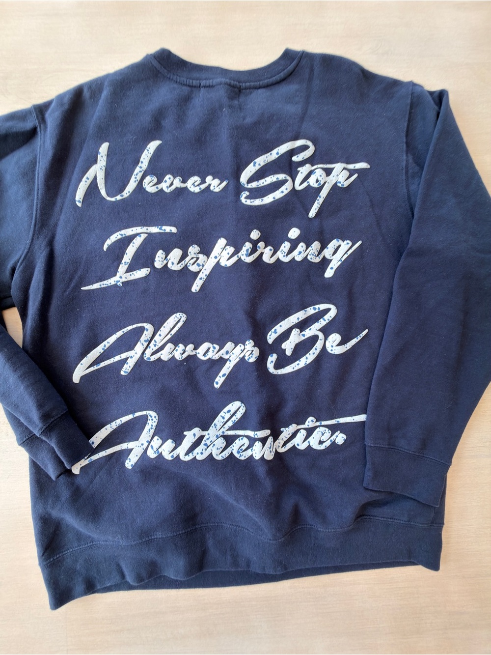 Eastside Golf Classic Navy Crewneck Sweater with Embroidered Golfer Motif - Picture 5 of 8